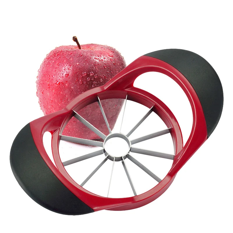 

Apple Slicer Upgraded Version 12-Blade Large Apple Corer, Stainless Steel Ultra-Sharp Apple Cutter for Women Christmas