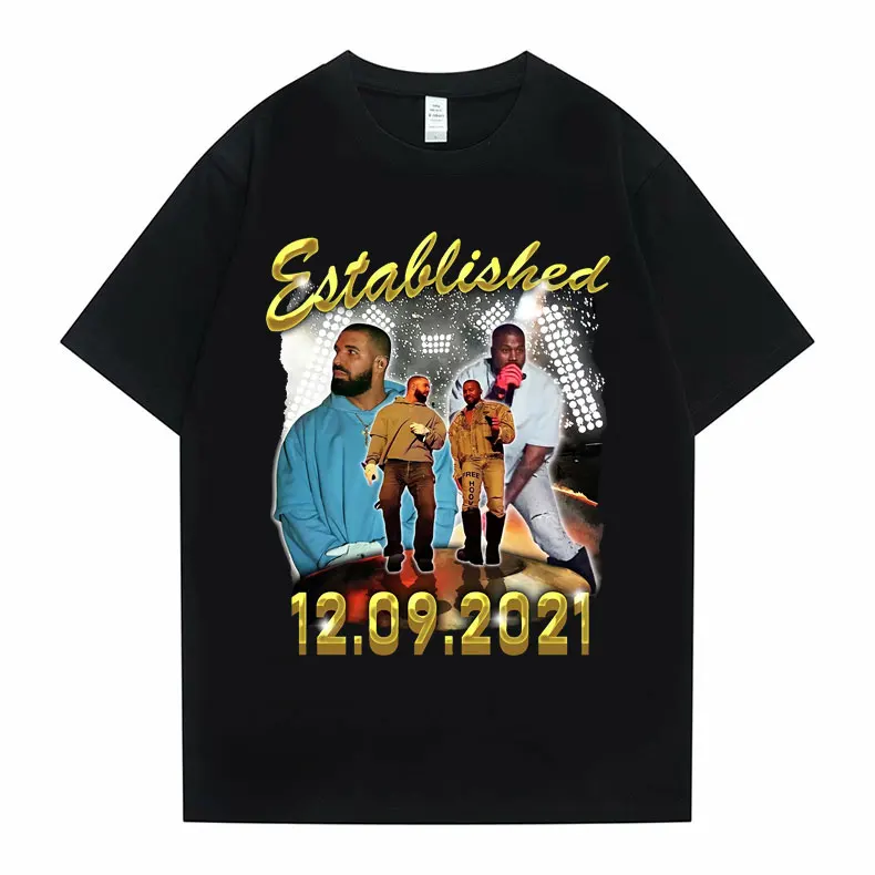 

Awesome Kanye West and Certified Lover Boy Concert Graphic Print Tshirt Men Women Fashion Brand T Shirt Men's Hip-Hop T-shirts
