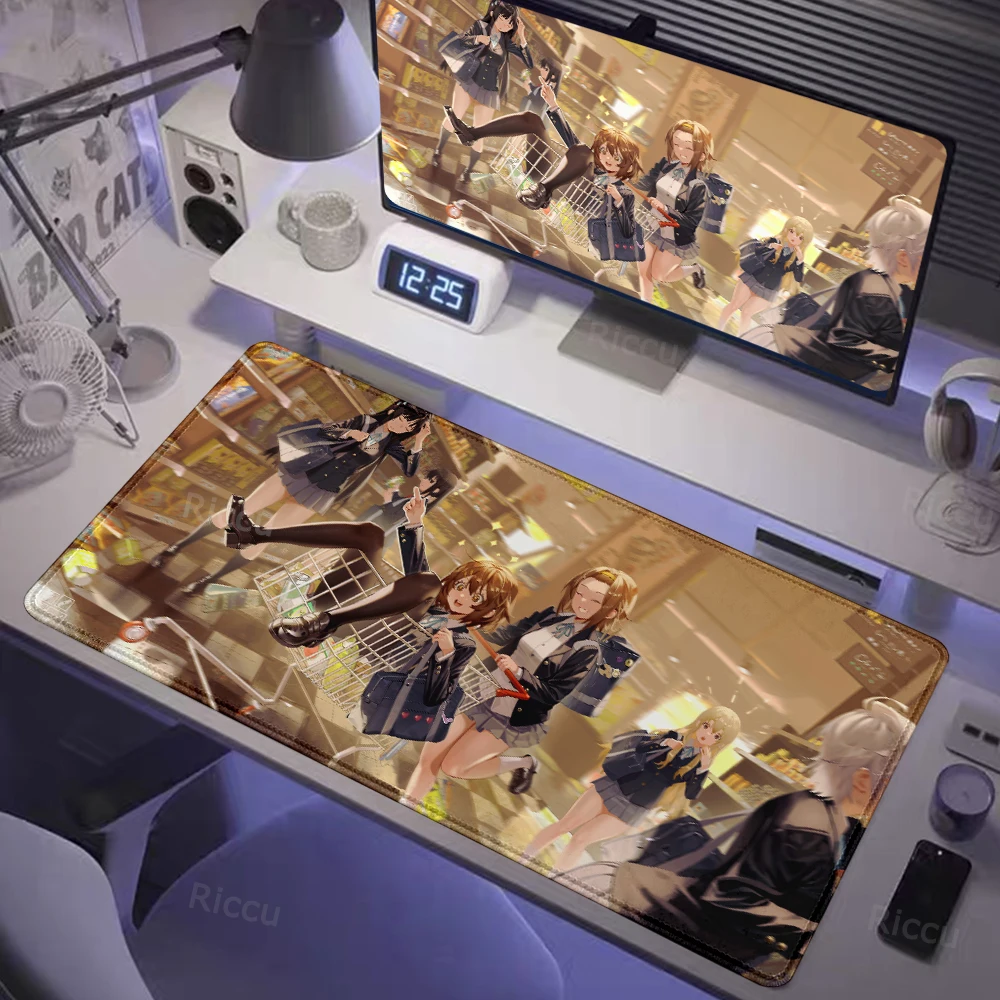 Best Sellers K-ON Anime Large gaming Desktop game electronic sportse accessories HD Printing Computer Lock edge Rubber Mouse Pad