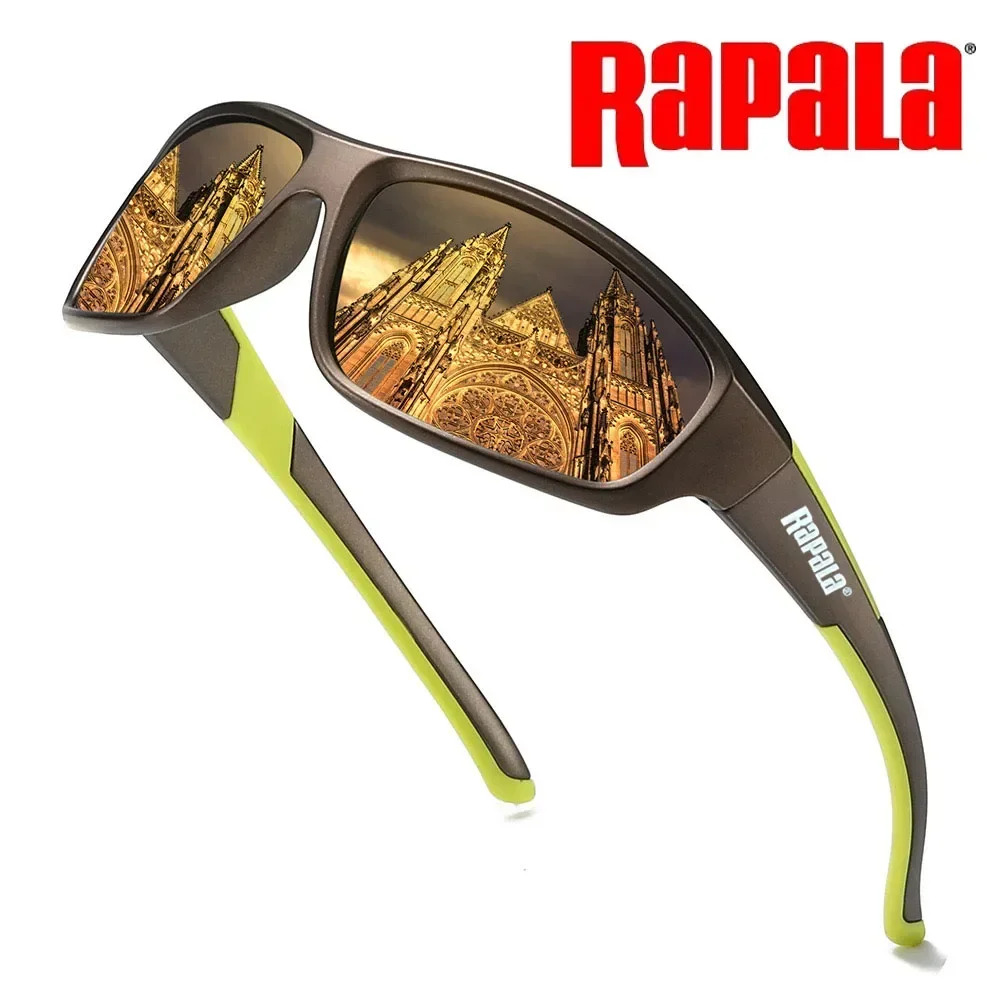 Фото Новые оригинальные поляризационные солнцезащитные очки Rapala 2026 для мужчин: для рыбалки, вождения, туризма. Классические мужские очки с защитой UV400. Модный тренд. №3