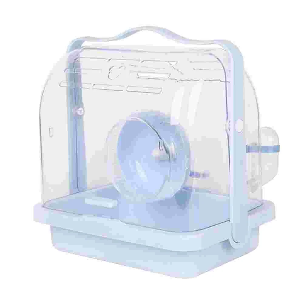 

Plastic Hamster Cage Portable Pet Case Small Pets Carrying Case Travel Hamster Box