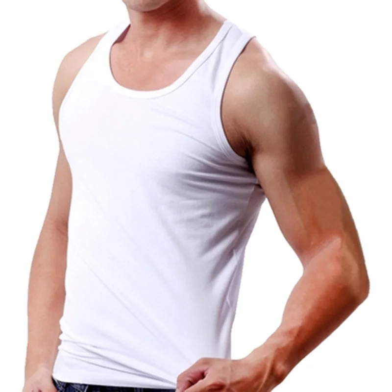 

7XL Tank Tops men 6XL men's sweat Plus size vest summer super large Sleeveless Modal undershirt big size bodybuilding workout