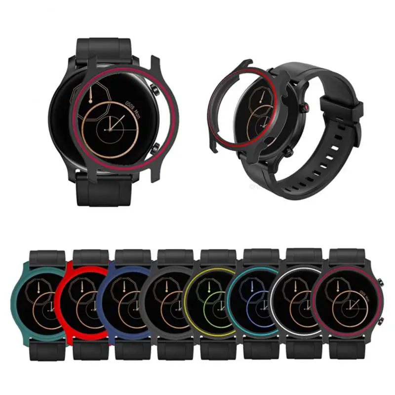 

Single And Double Color Pc Shell For Haylou Rs3 Ls04 Sports Protective Case Ultra-light Protective Cover Smart Watch Accessories