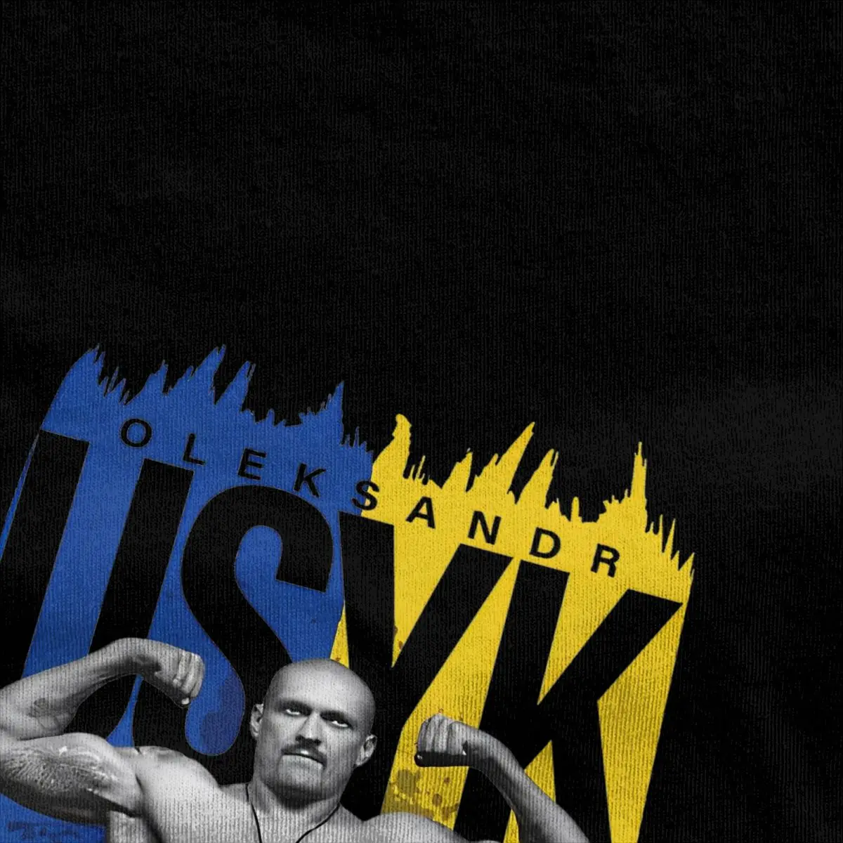 Мужская футболка с круглым вырезом Oleksandr Usyk Повседневная принтом короля бокса Y2K
