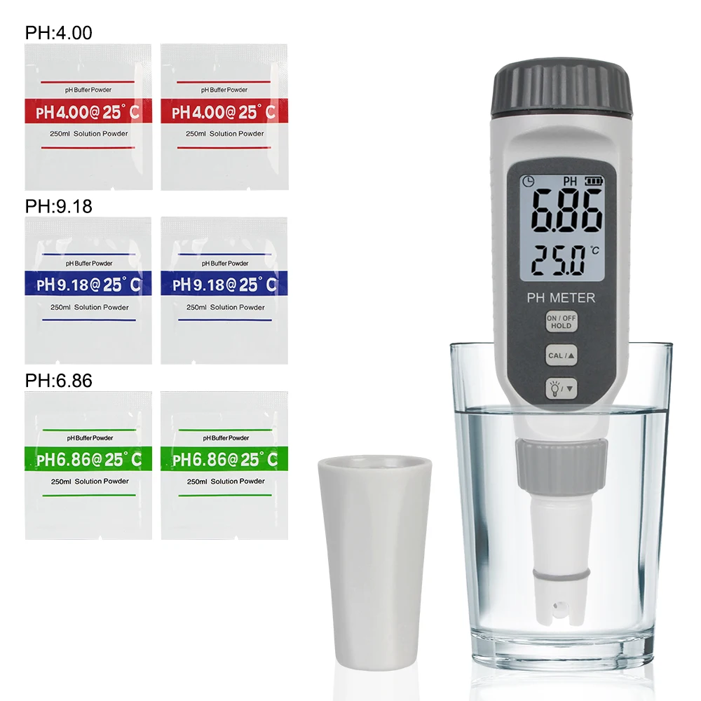 

Type Pen Portable Professional Quality For Ph Tester Aquarium Meter Measuring Ph818 Ph818 Water Acidometer Acidity Meter