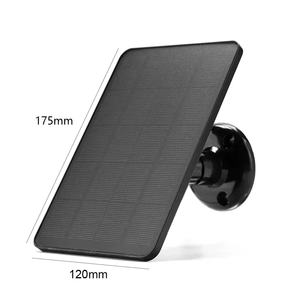 10 Вт 5 В Zonnepaneel Oplaadbord Micro USB + Type-C 2-в-1 Buitenbewakingscamera Beventaingbewaking Met Laag Vermogen