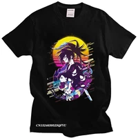 manga dororo t shirt hyakkimaru men camisas mend vaporwave aesthetic anime tshirt cotton fans harajuku shirt camisa streetwear