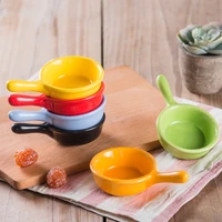 1pcs ceramic seasoning sauce dish mini dip bowl small plate vinegar sushi soy saucer kitchen tableware supplies