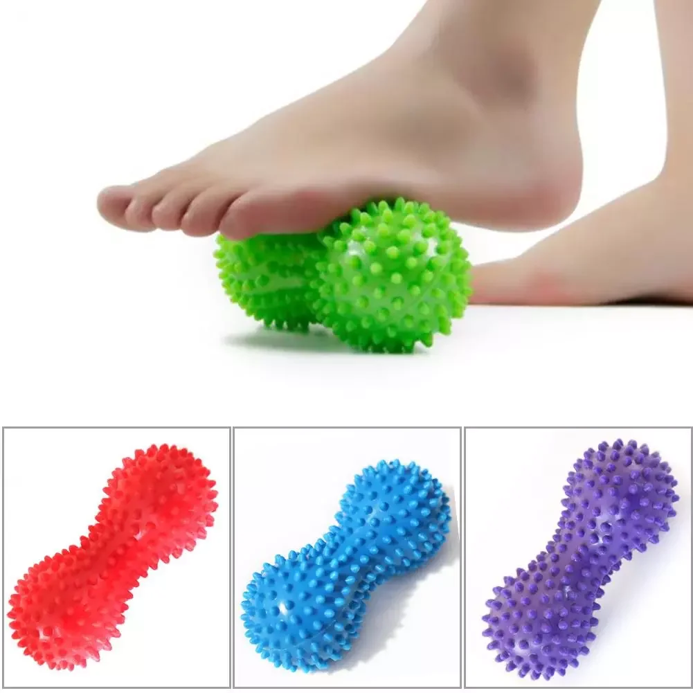 

Peanut Massage Ball Fitness Sport Yoga Ball Relieve Body Stress PVC Resistant Foot Spiky muscle Massager Trigger Point Foot Tool