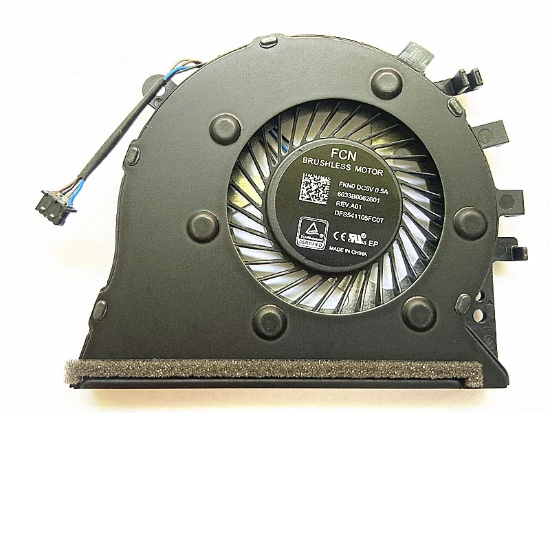 

Original Laptop CPU Cooling Fan for HP 17-BY 17-CA 17-BY0053CL 17-BY1053DX 17-BY1061ST L22531-001 6033B0062601