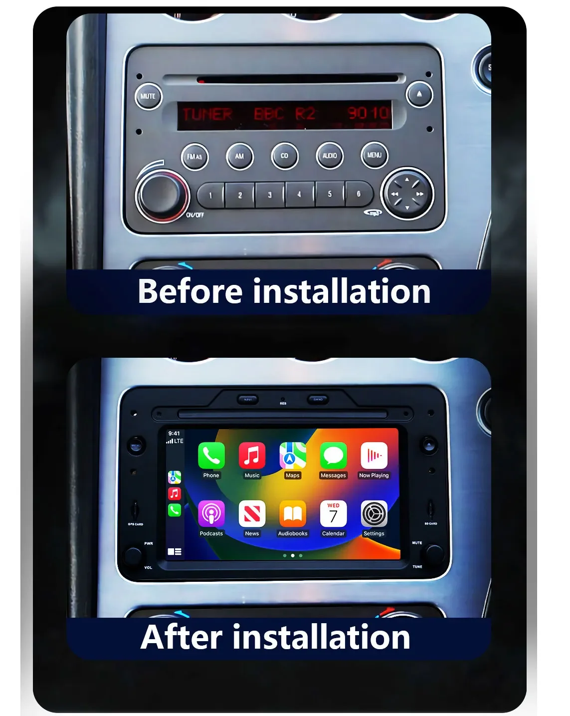 Carplay Android 12 0 8G + 128G 8Core GPS Автомобильный Радио плеер Wifi мультимедиа для Alfa Romeo 159 939