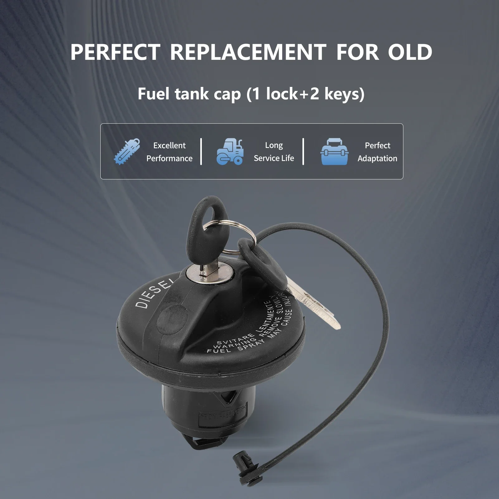 

Крышка дизельного топливного бака с двумя ключами для Fiat Lancia Alfa 71802900