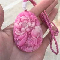 peach blossom jades natural opal super fairy palace style ink has fish sweater chain womens fashion pendant jewelry for years