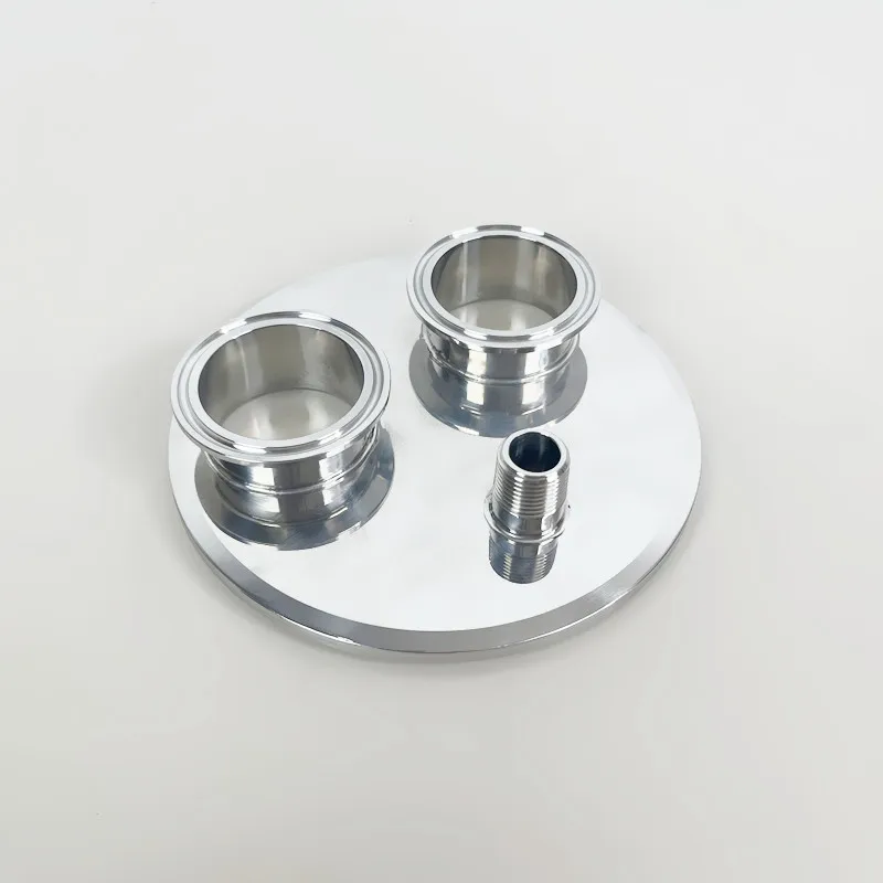 3A 6 дюймов фланец 167 мм плоская крышка/крышка с тройным зажимом и наконечником 2