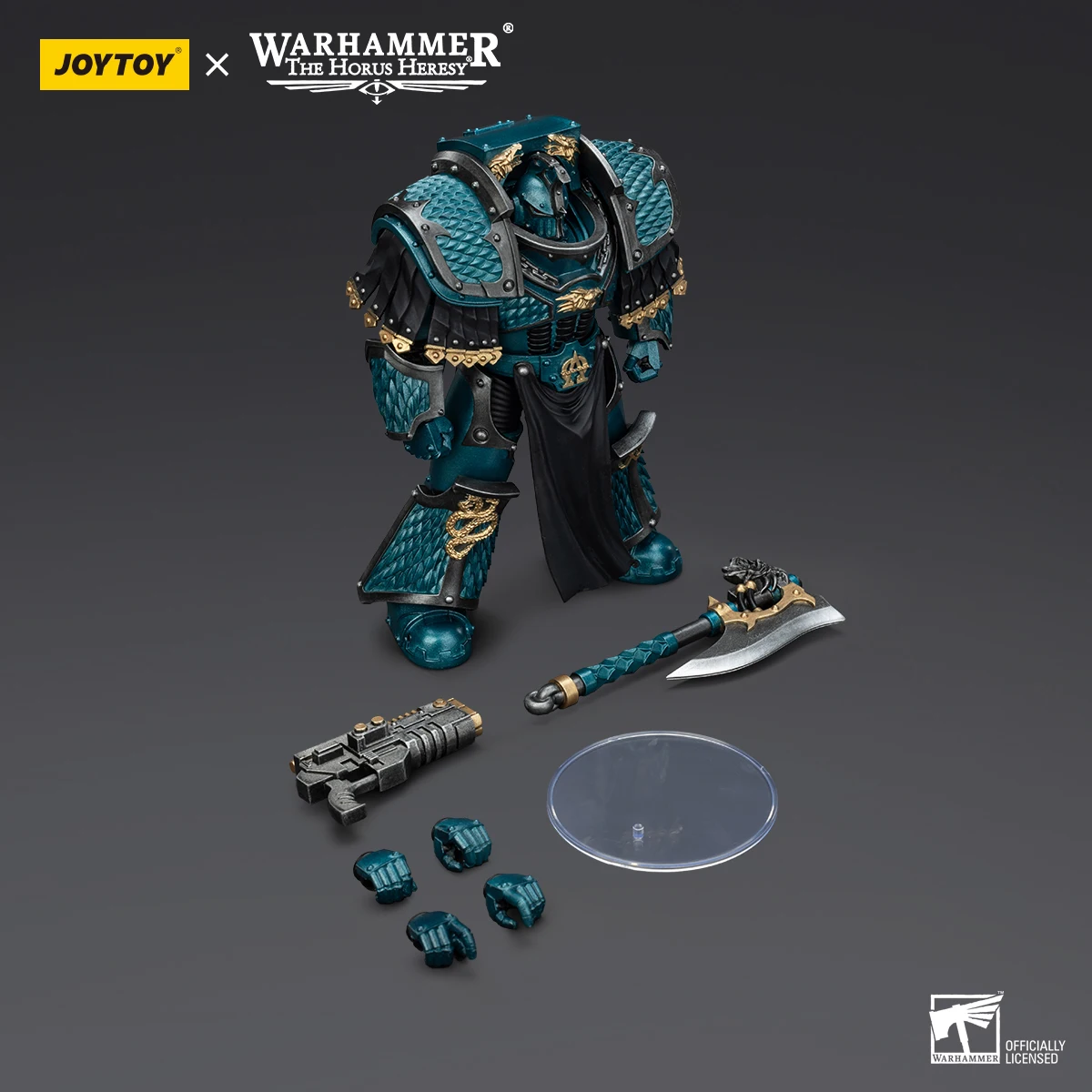 Фото 【JOYTOY】Warhammer 40K Alpha Legion Lernaean Terminator with Volkite Charger №2