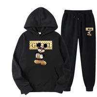 2022 fashion brand men sets tracksuit autumn new mens hoodies sweatpants two piece suit hooded casual sets male clothes 2022