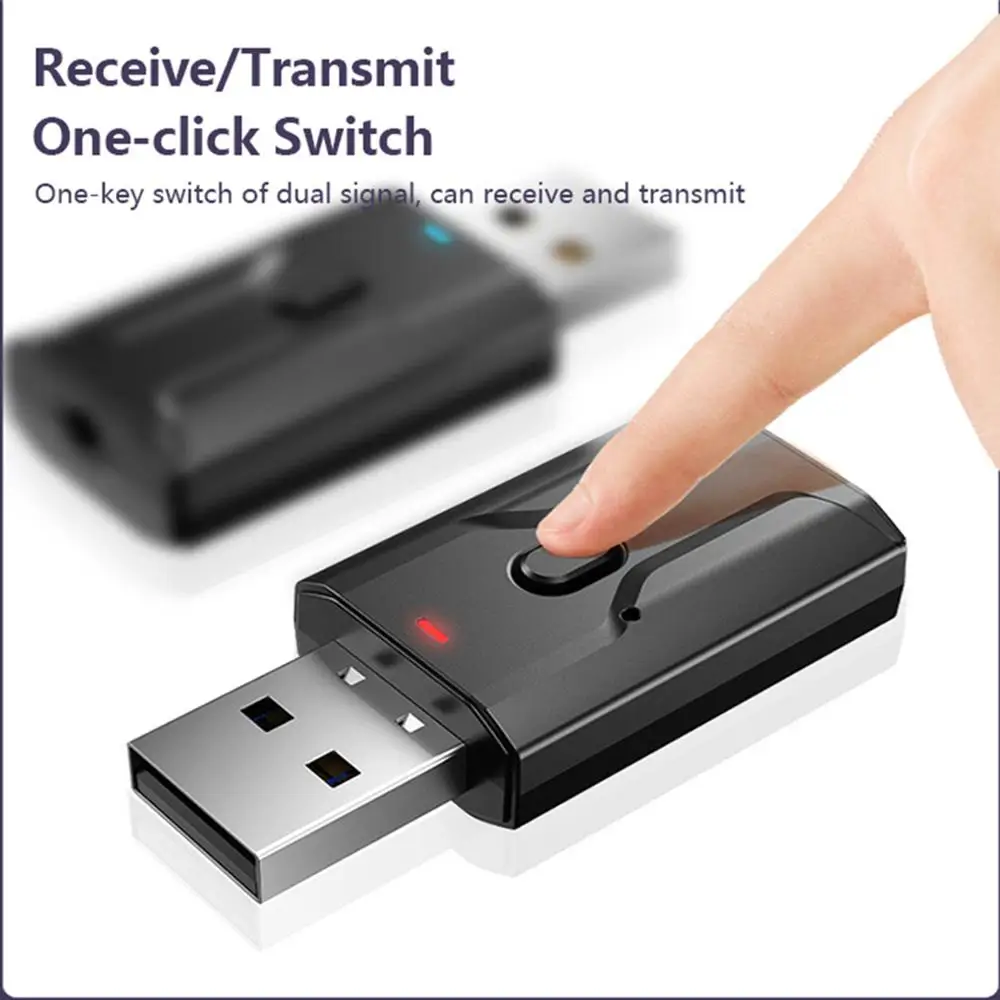 

1 шт. Usb Bluetooth 5,0 аудио приемник передатчик Мини 3,5 мм разъем Aux Rca Музыкальный беспроводной адаптер для ТВ автомобиля ПК наушников Mp3