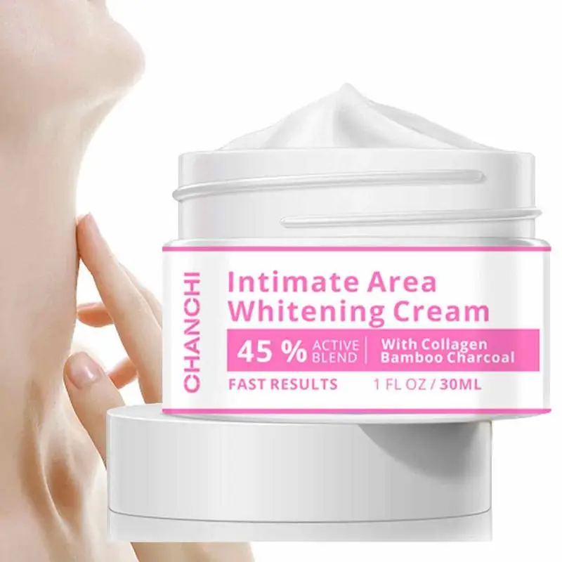 

Body Whitening Cream Women Intimate Area Skin Brighten Moisturizer For Neck Armpit Knees Elbows Body Skin Care Cream