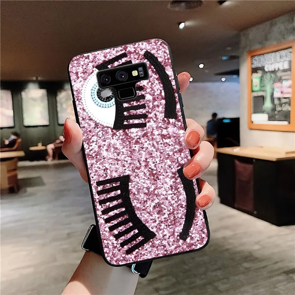 Hot Ferragnies Eyes Chiara Phone Case For Samsung Note 8 9 10 20 pro plus lite M 11 30 21 31 51 A 22 42 02 03