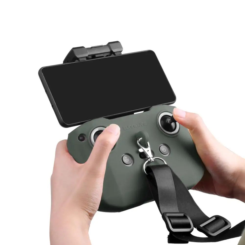 

Silicone Protective Cover with Remote Controller Strap Protective Sleeve For DJI Mavic Air 2 Drone Accessories