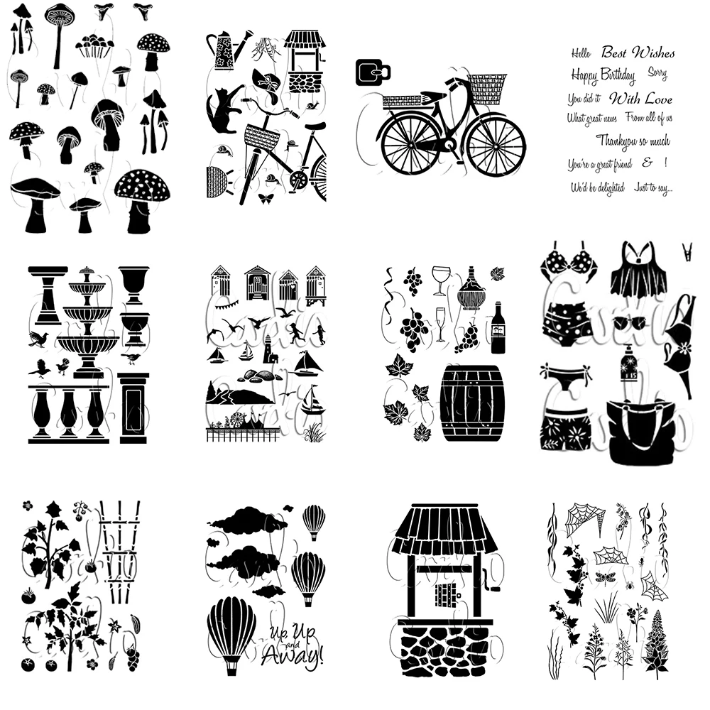 

New Arrival Creative Clear Stamps No Cutting Dies For Diy Paper Card Embossing Handmade Decorative Photo Album Stamps