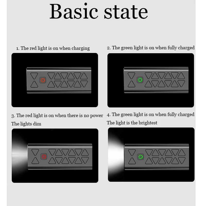Фонасветильник велосипедный передний 5000 лм 10000 мАч зарядка через USB - купить по