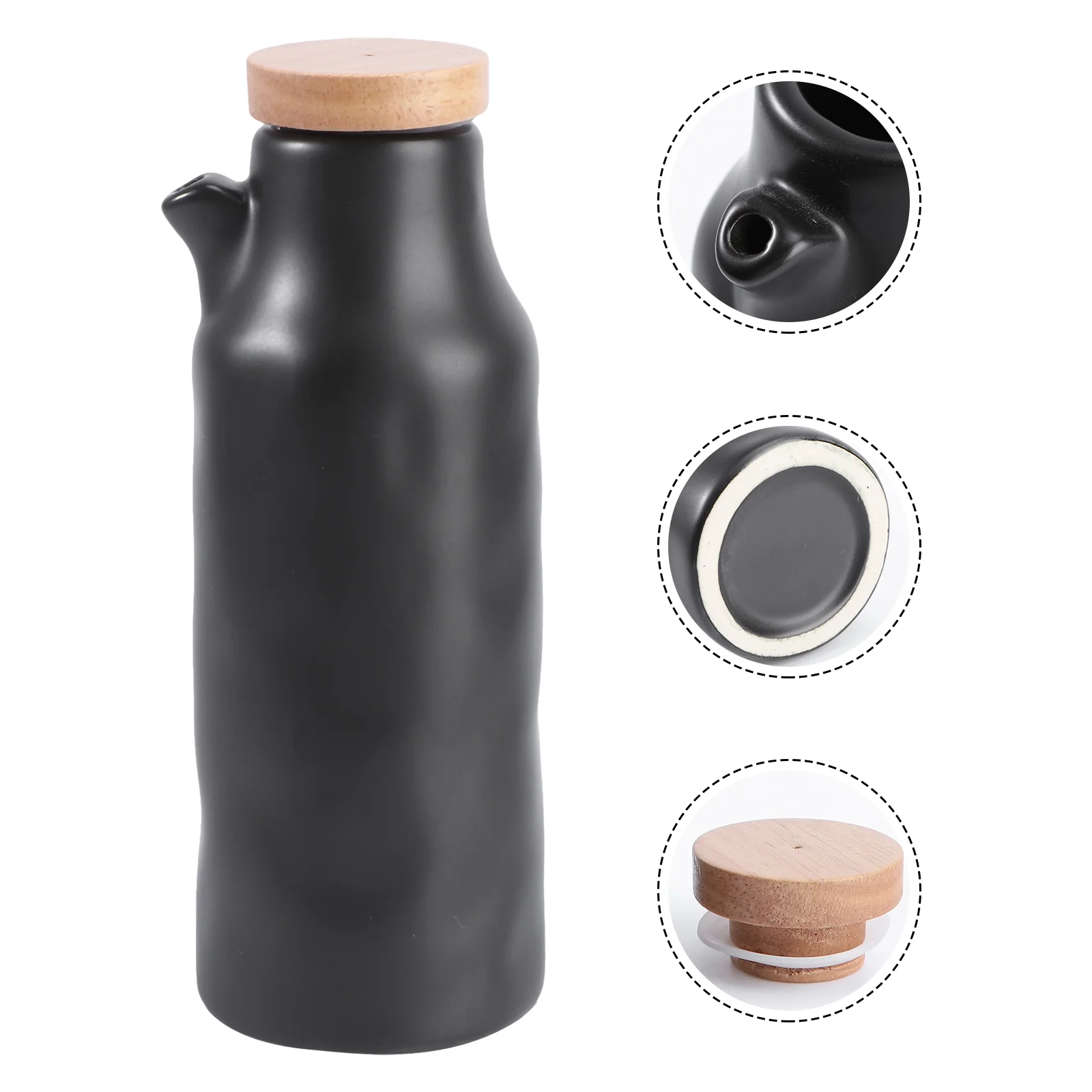 

1pc Ceramic Condiment Container Kitchen Seasoning Bottle Storage Container