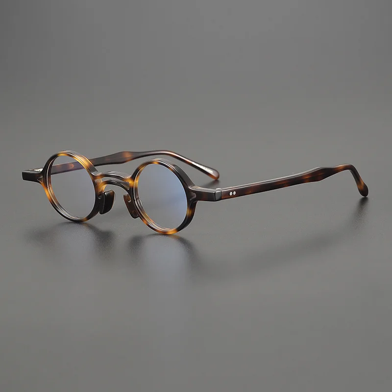 Сверхлегкая маленькая круглая оправа для очков приподнятые носовые упоры