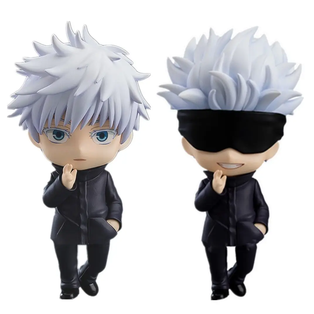 

10cm Anime Jujutsu Kaisen Q Gojo Satoru Figure Itadori Yuji Action Figures Fushiguro Megumi Figurine PVC Collection Model Toys