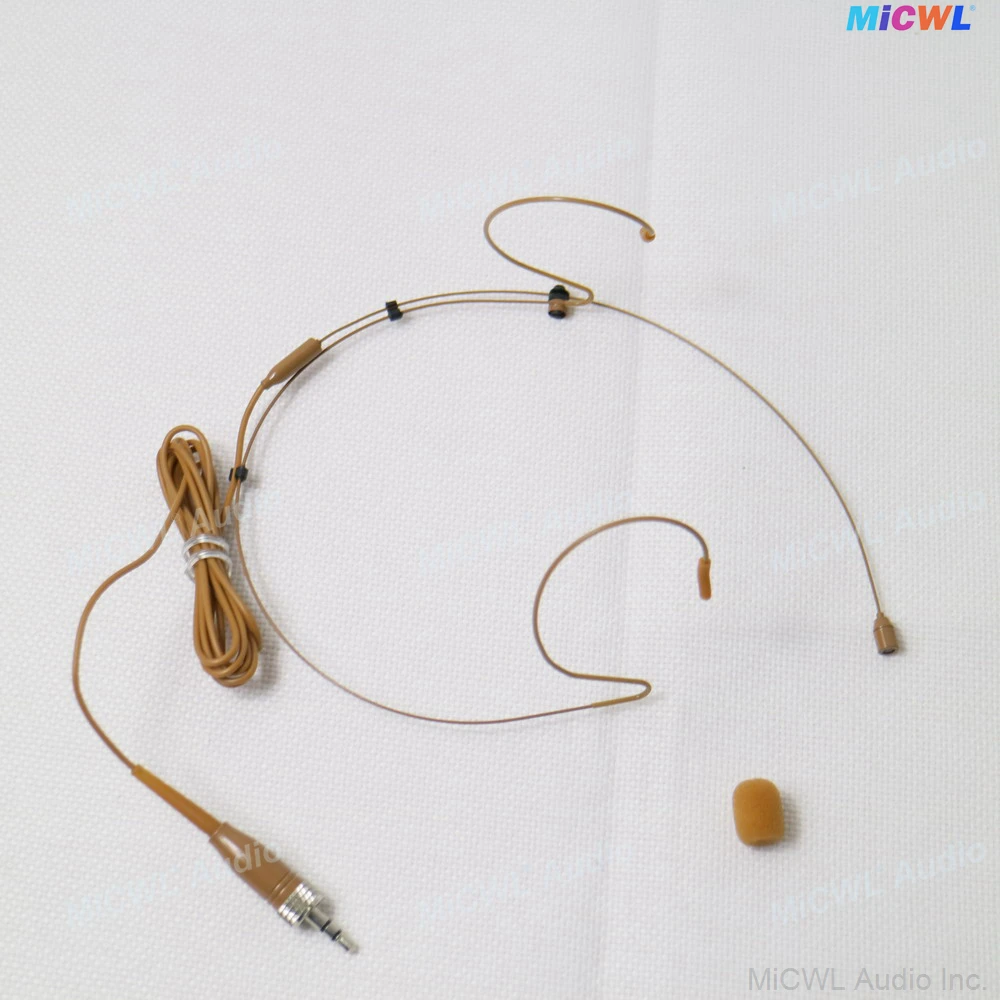 Фото Tan HM200 микрофон гарнитуры с двойным ухом для Sennheiser EW122 G3 G4, беспроводной корпус, 3,5 мм, замок Jack №3