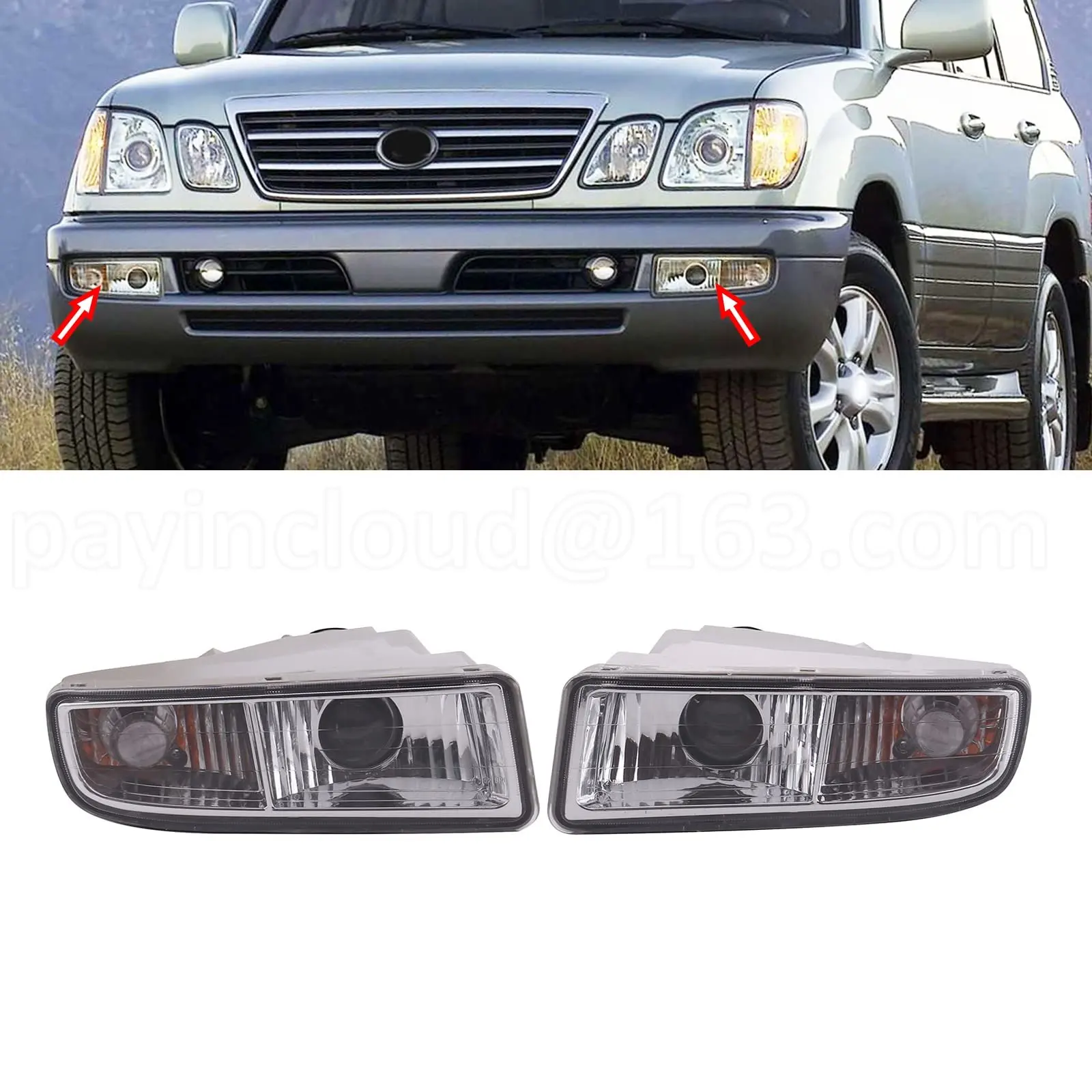 

Front Bumper Fog Light Fit Driving Fog Lamp LED Fog Light