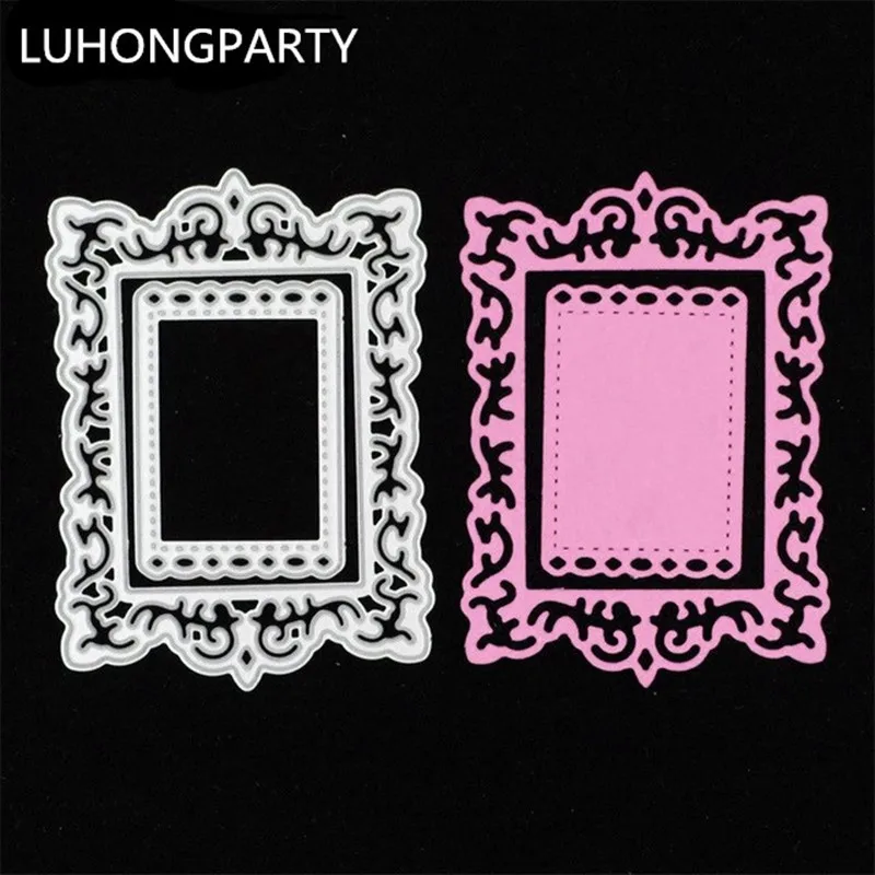

Frame Metal Cut Dies Stencils for Scrapbooking Stamp/Photo Album Decorative Embossing DIY Paper Cards