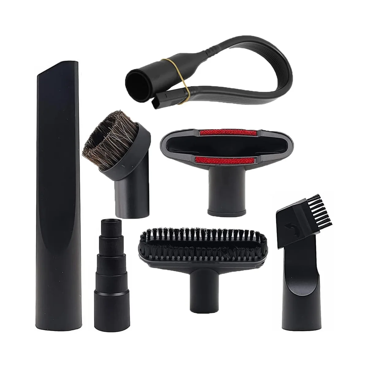 

Аксессуары и аксессуары для пылесоса 1/4 дюйма, насадка для вакуумной щетки для бытовой чистки, гибкий инструмент