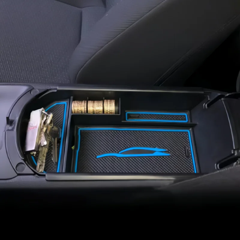 Фото Для Toyota CH-R CHR 2016-2023 органайзер центральный консольный органайзер лоток автомобильные аксессуары консоль подлокотник ящик для хранения №4