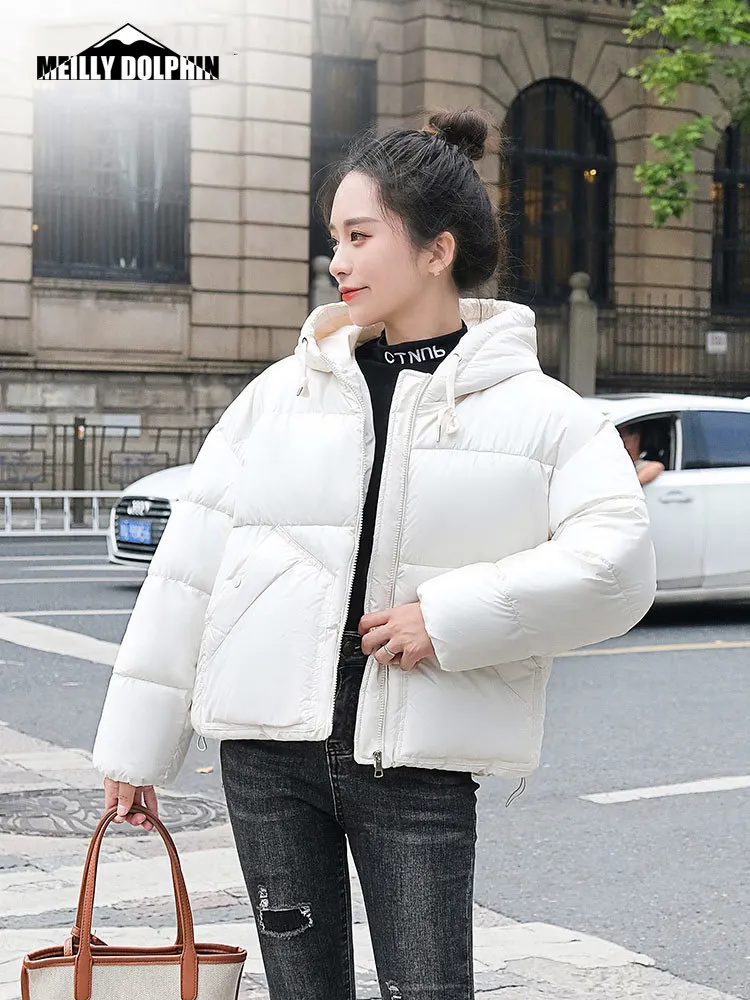 Winter Jacket 2022 New Parkas Women Fashion Coat Long Sleeve Clothes Winter Hooded Female Warm Cotton Padded Jacket