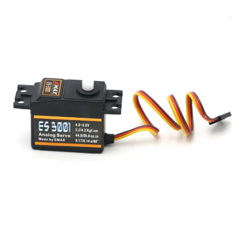 EMAX ES3001 Standard 43g Сервопривод для радиоуправляемого вертолета лодки самолета 4 шт.