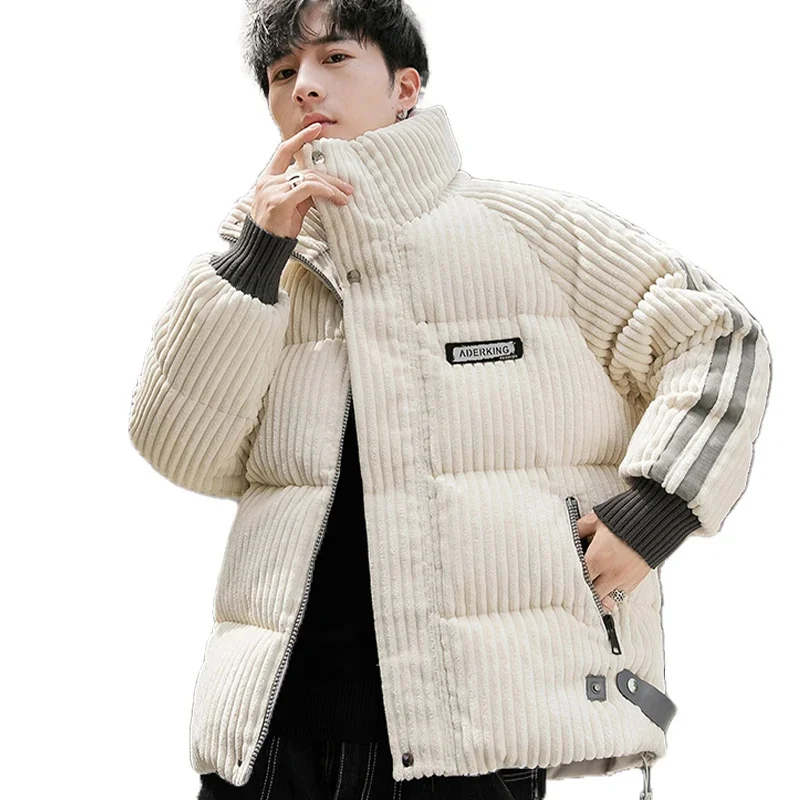 

Мужской пуховик с капюшоном, легкая парка на молнии, ветрозащитная пуховая теплая куртка, весна-осень 2023