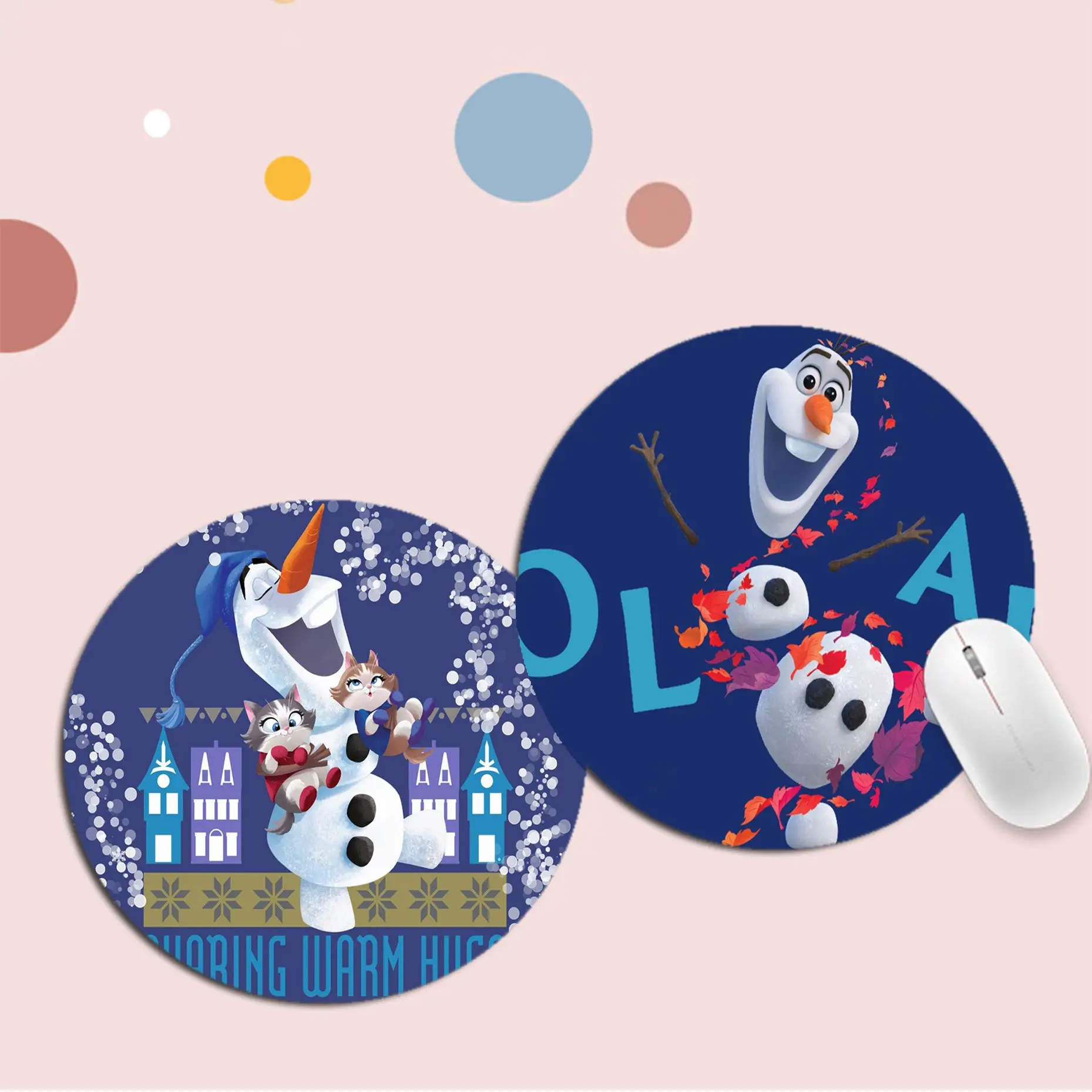 

Disney Olaf Snowman Frozen Rubber Small Office Computer Desk Mat Table Keyboard Big Mouse Pad Cushion Non-slip For PC Mousemat