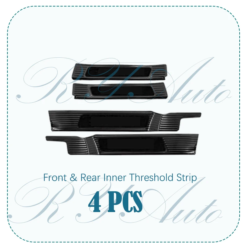 

Накладка на порог автомобиля для Toyota Sienna Granvia XL40 2021 ~ 2026, длина автомобиля 5175 мм, 7-местный порог, антимармша, паста, аксессуары