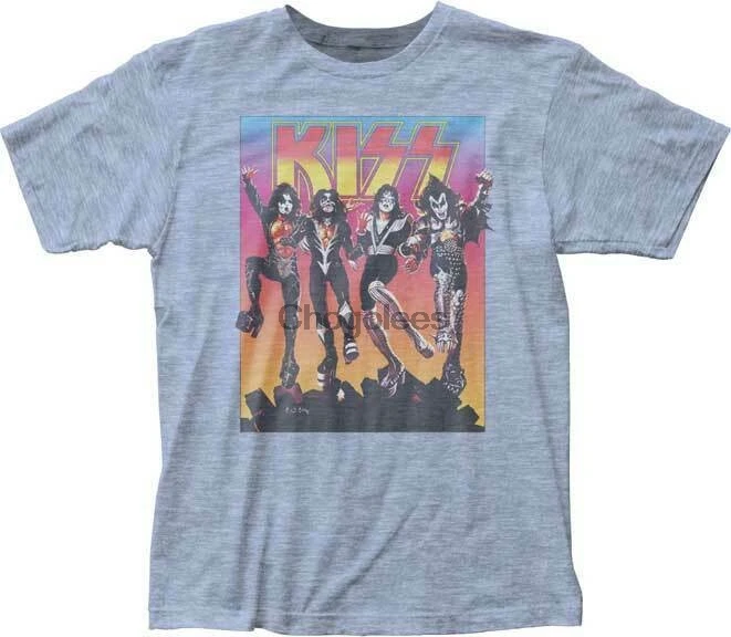 Винтажная Футболка-Разрушитель KISS S-M-L-XL-2XL новинка Официальный товар - купить по