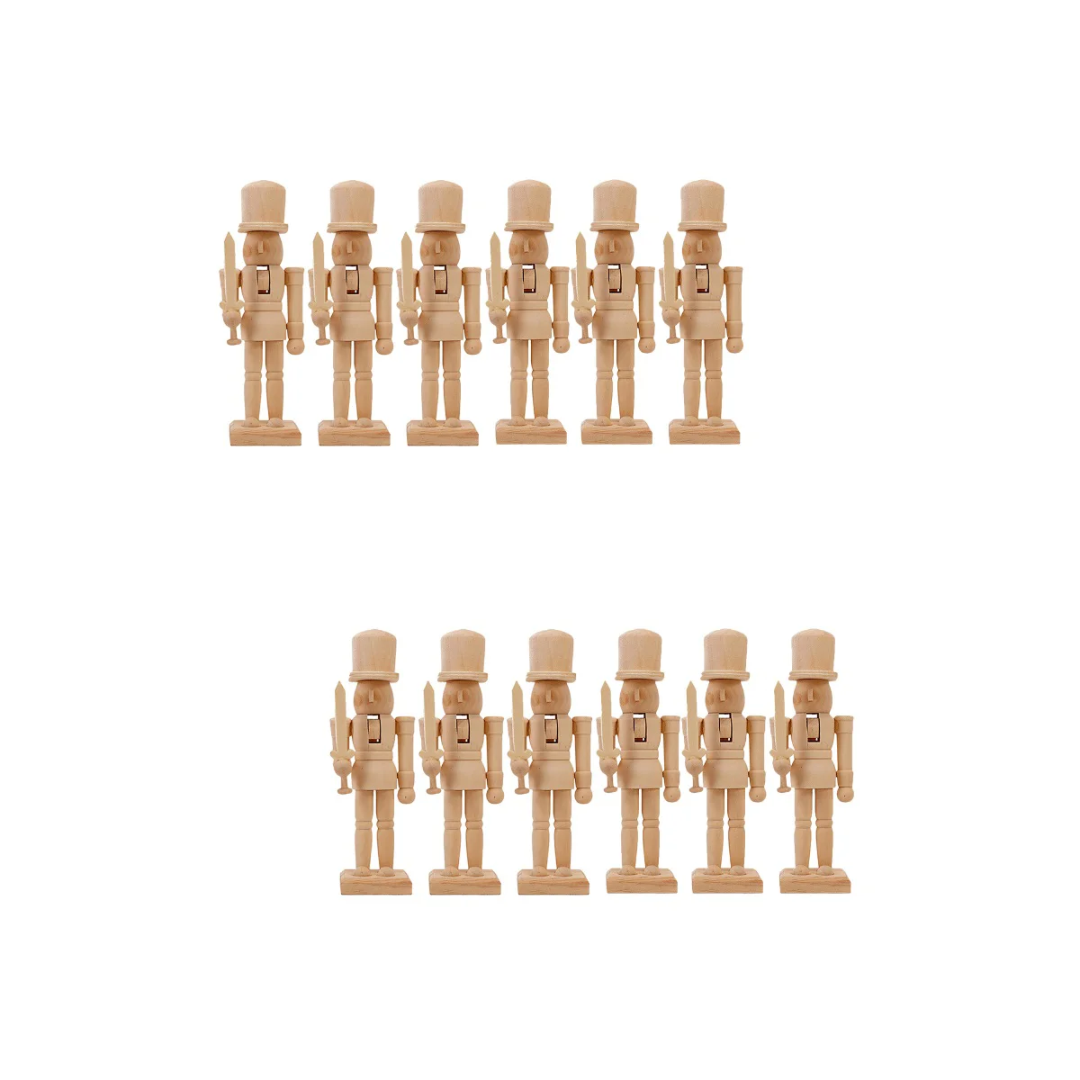 

12 шт., деревянные игрушечные фигурки