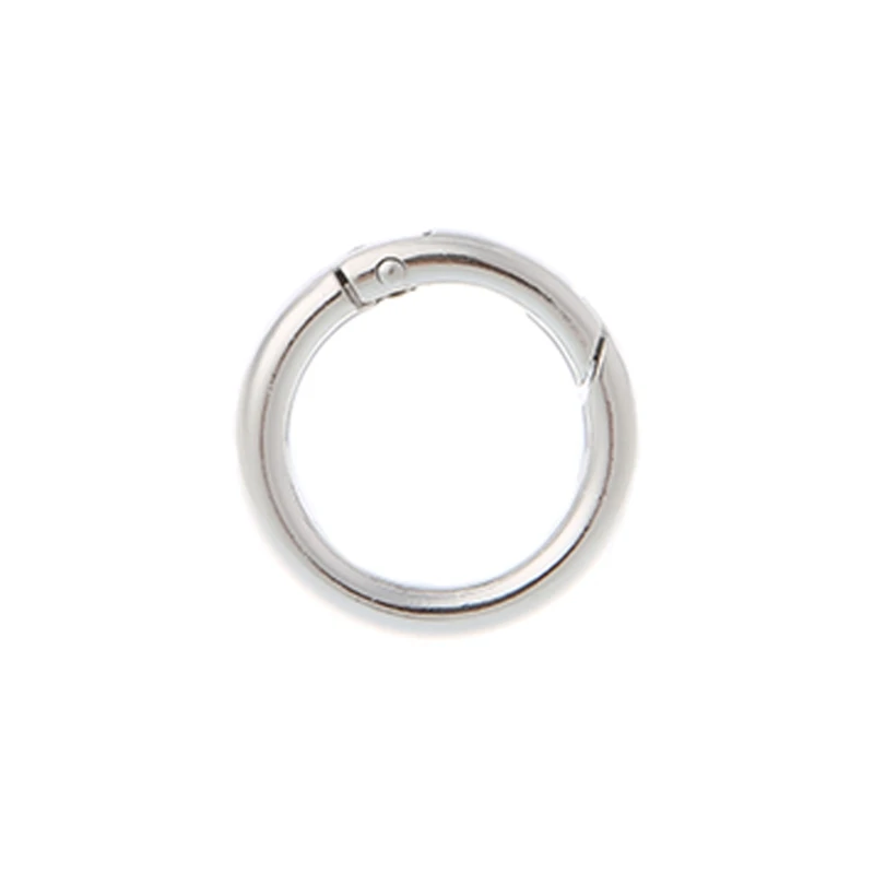 

Round Ring Circle Spring Snap For DIY Keyring Hook Bag Buckle Handbag Purse