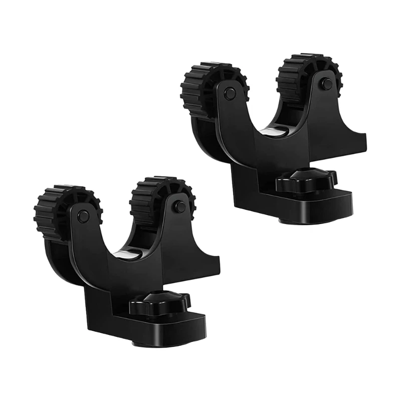 

Holder Track Mount for Fishing Kayak Canoe Paddles Clamps Fast Quiet Holding 2x