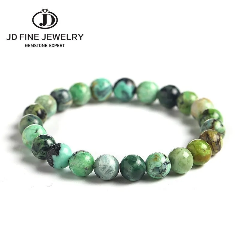 Браслеты JD из натурального хризоколлы Варисцита женские браслеты ручной работы