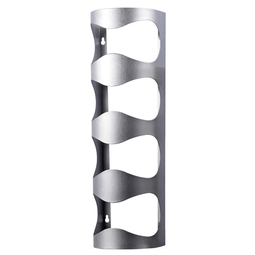 

4 Bottles Storage Organizer Suspension Wine Rack Stainless Steel Hanging Type Holders Display Stand Stand Rack Grape Wine Bottle