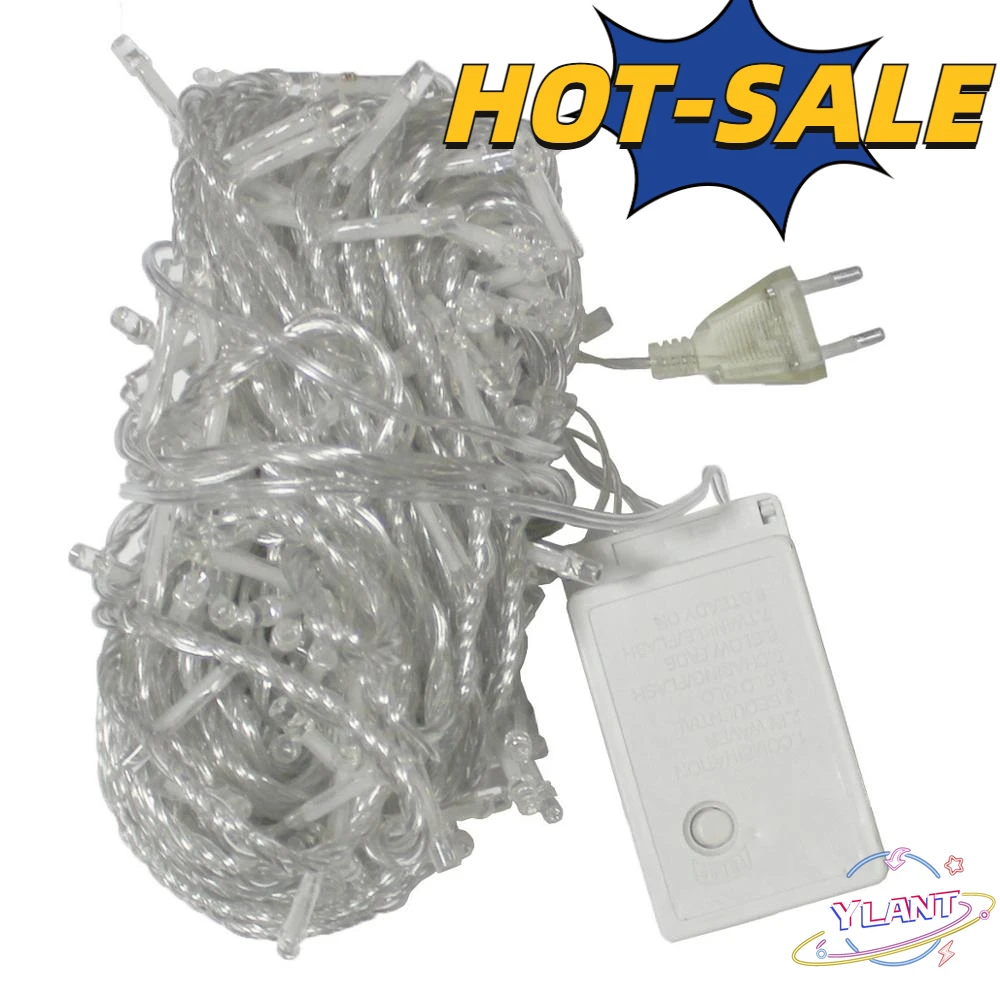

String Light 100LED 10M Christmas/Wedding/Party Decoration Lights garland AC 110V 220V outdoor Waterproof led lamp 9 Colors led
