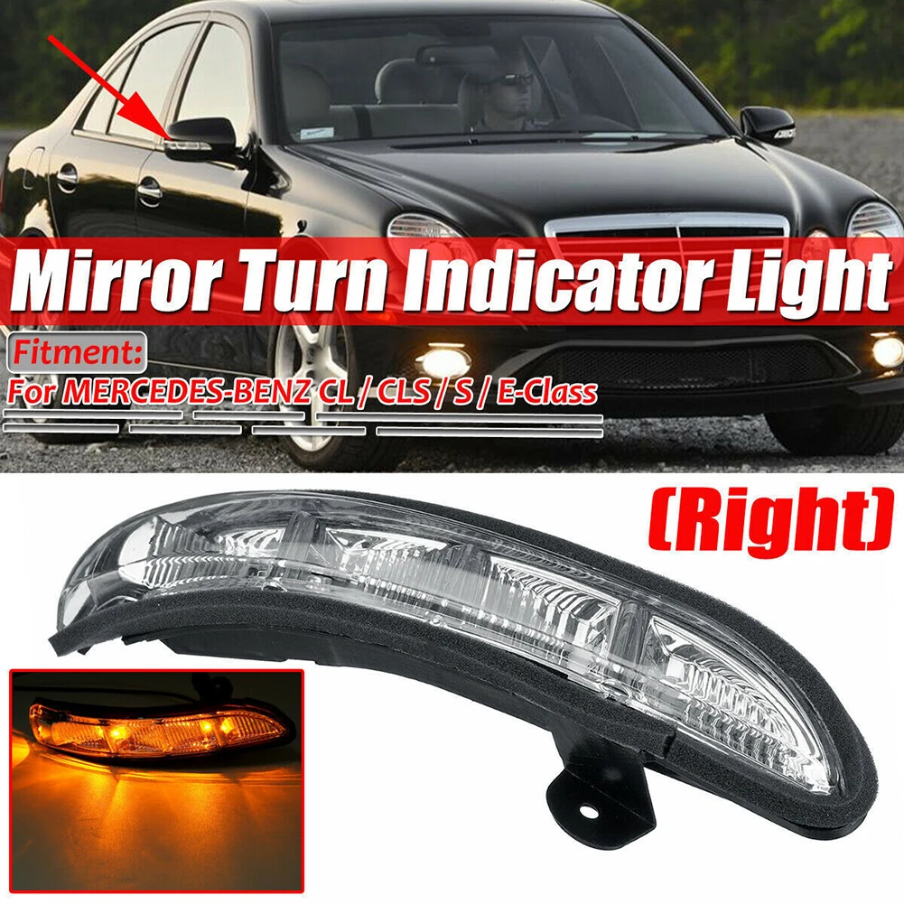 

For Mercedes W219 W211 W216 W211 Right Side Mirror Turn Signal Light ABS Turn Signal Light Indicator