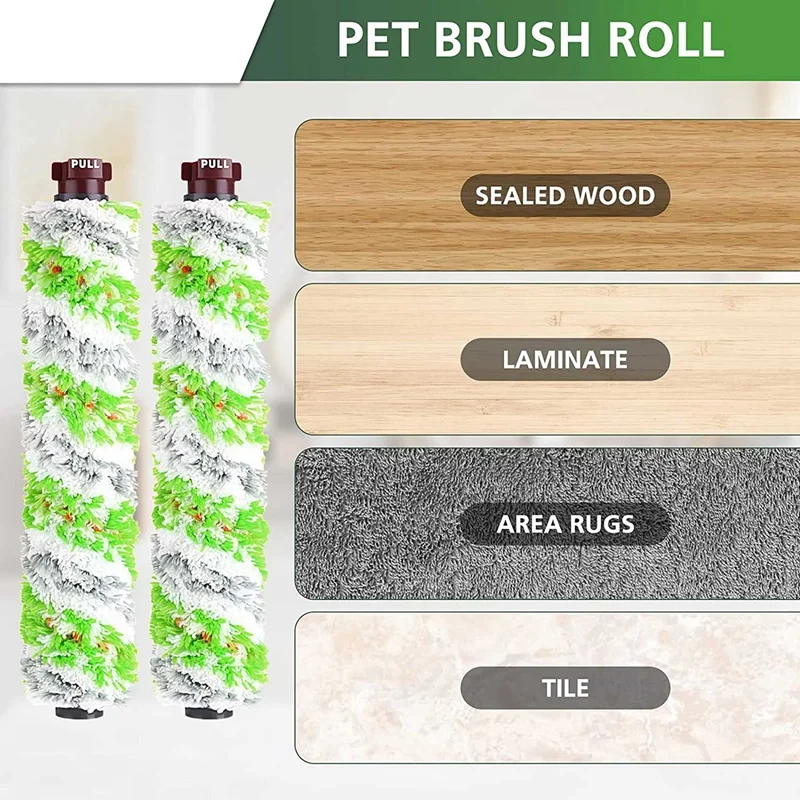 Rolka szczotki wielopowierzchniowej 1868 do modeli odkurzaczy Bissell Crosswave 1608683 160-8683 1608684 2 szt. Szczotki dla zwierząt