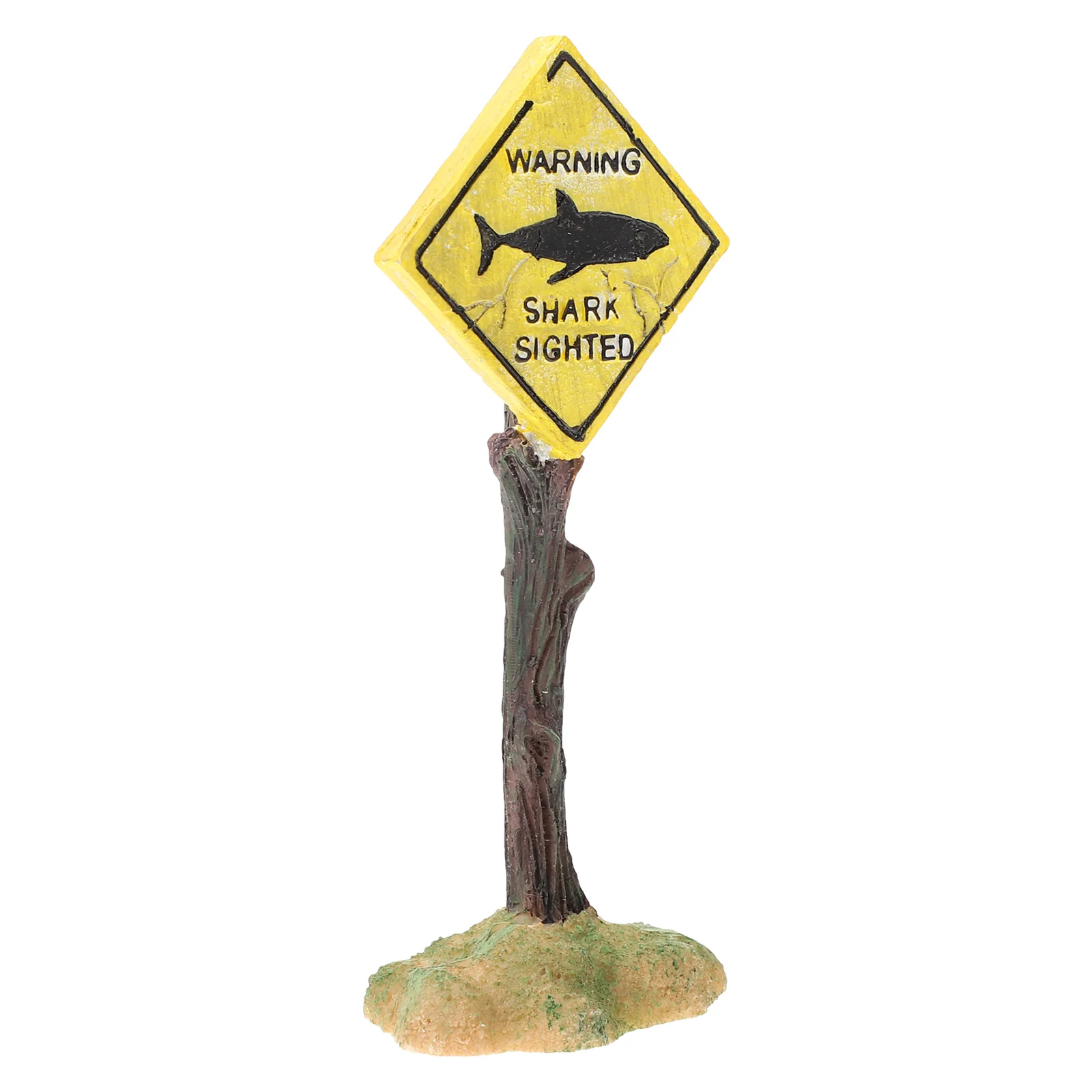 

Aquariumtank Sign Signs Decor Caution Warning Ornament Landscaping Landscape Board Pond Cave Hideout Betta Hiding Ornaments