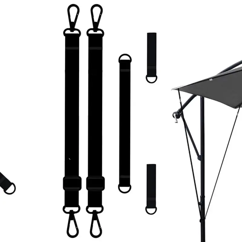 

Patio Umbrella Tie Strap Weatherproof Tie Buckle Strap For Sunshade Umbrellas Adjustable Ultralight Parasol Tie Strap Outdoor